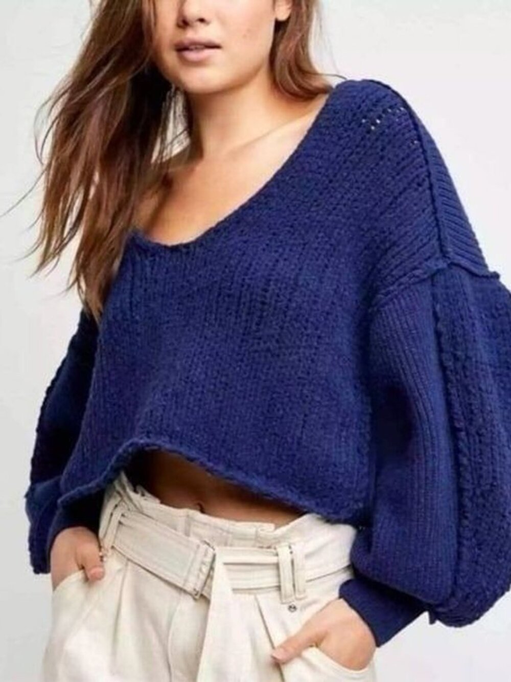 FREE PEOPLE • LIKE NEW • Sea Bright Pullover in Vanguard